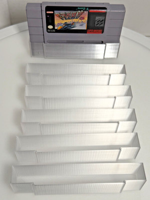 NEW 6 Pack SNES Dust Covers for OEM Super Nintendo Cartridge Guard Protector LOT