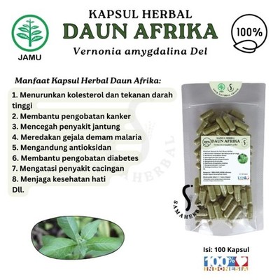 Kräuterkapsel African Leaf 100 Kapseln Natural Botanical Wellness Blend