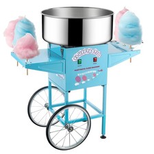 Cotton Candy Machine With Cart 1000W Flufftastic Floss Maker With Stainless...