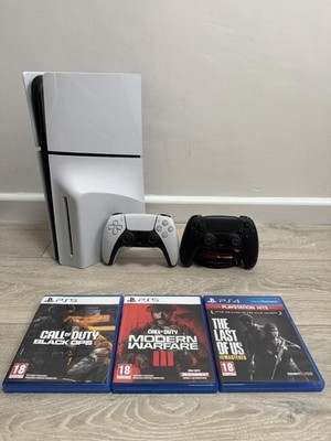Sony PS5 PlayStation 5 Slim Disc Edition 1TB 2 Controller + Spiele BUNDLE