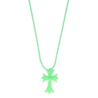 Chrome Hearts FNO RUBBER CH CRS SML Small Cross Silicone Necklace Chrome Hearts FNO RUBBER CH CRS SML Small Cross Silicone Necklace