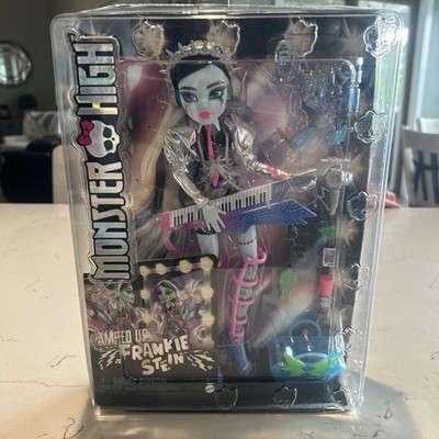 Monster High Amped Up Frankie Stein Rockstar Doll w/Accessories - Box Damage