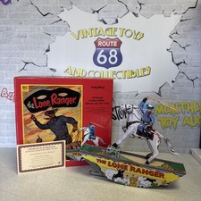 The Lone Ranger Schylling Tin Wind-Up Toy Numbered 5315 w/Cert of Authenticity