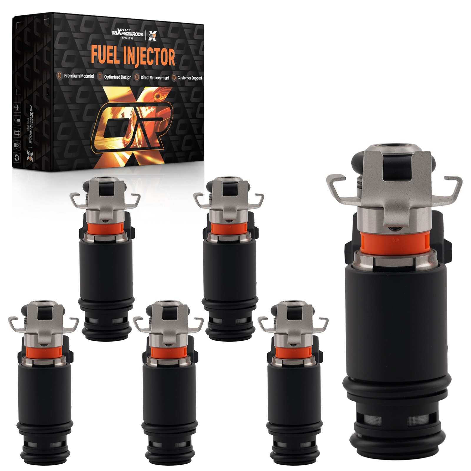 6x Fuel Injectors for VW EuroVan Golf Jetta 2.8L V6 1997-2001 021906031D FJ573