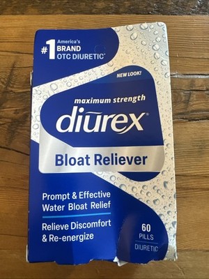 Diurex Ultimate Gentle Re-Energizing Water Pills 60 Ct Exp. 10/2027 Dented Box