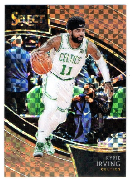 2018-19 Panini Select Kyrie Irivng #225 Courtside Copper Prizm # 52/60 Free Ship