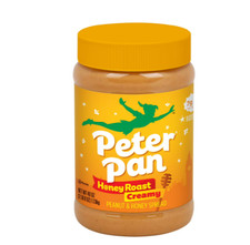 Peter Pan Creamy Honey Roasted Peanut Butter, Smooth, Gluten-Free, 40 oz Jar