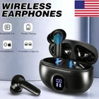 Bluetooth Wireless Earbuds Headset Headphones Compatible with iPhone and Samsung