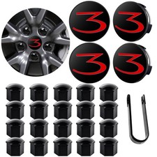 Wheel Cap Kit for Tesla Model 3, Wheel Center Hub Cover for Tesla Model 3 19"...