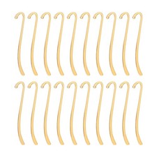 20pcs Metal Bookmarks Beading Vintage Bookmark, Retro Gold