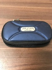 UMD For Pspsony PSP Blue Acceptable Rubberized Carrying Case Hholds 2 Game 7E