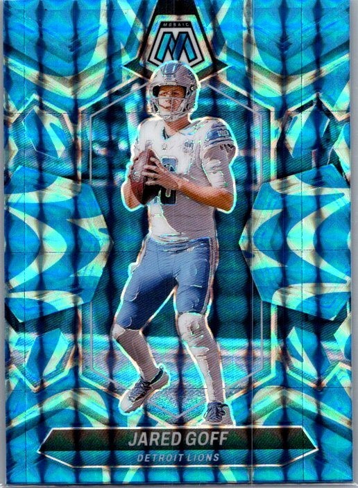 2024 Panini Mosaic Blue Reactive Jared Goff #71