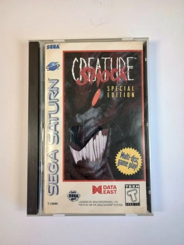 Creature Shock: Special Edition (Sega Saturn, 1996) CIB Complete w/ Both Discs