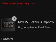 Eminem Bumpboxx Flare 8 - MMLP2 10 Year Anniversary Limited Edition