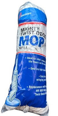NEW SKILCRAFT Mighty Twist Deck Mop Head Refill MR-969 New Old Stock NOS DEAL