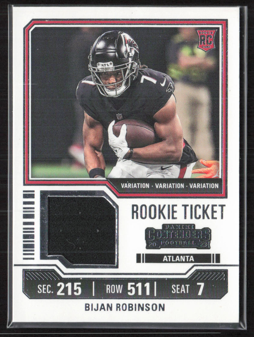 2023 Panini Contenders - Rookie Ticket Swatches Bijan