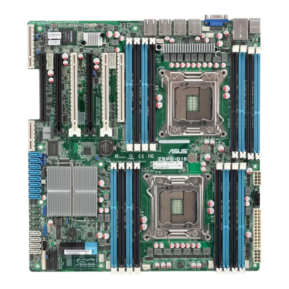 Server Mainboard ASUS Z9PE-D16 Dual Socket LGA2011 16x DDR3 Intel C602-A Chipset - Image 2 of 3