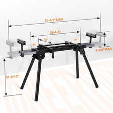 440LbS Portable Folding Miter Saw Stand Adjustable Universal for Most Saw