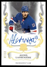 2023 Upper Deck The Cup 26 Alexis Lafreniere /12 VG New York Rangers Auto
