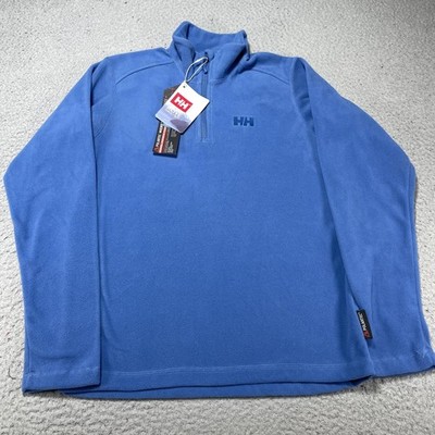 Helly Hansen Pullover Mens Small Blue Polartec Fleece 1/4 Zip ILYA 2024 Sailing