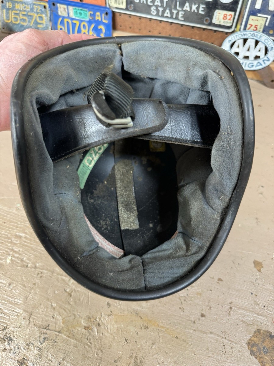 Vintage Bell SUPER MAGNUM 1970 Helmet Size 7 1/4 (S/M) Silver | eBay