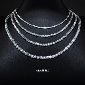 Authentic VVS1 Certified Moissanite Tennis Bracelet - 925 Silver or Gold Plated All Sizes