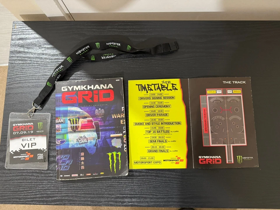 Gymkhana Grid Poland Official Program & Book07-09-2019 Monster Energy Ken Block - Image 3 of 4