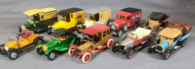 Vintage Matchbox Models of Yesteryear Diecast Car Lot of 10 - Lesney England
