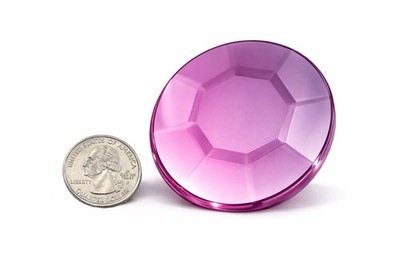 Allstarco 60mm Pink H112 Large Acrylic Flat Back Rhinestones for Cosplay Cost...