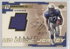 2000 Upper Deck UD Game Jersey Signed Shaun Alexander #SA-H-A Auto 0vf5