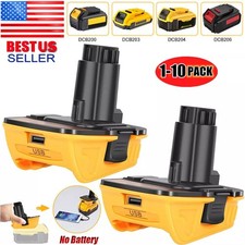 PACK 20V Battery Adapter Converter 18V 20V Max Li-Ion Tools For DEWALT DCA1820