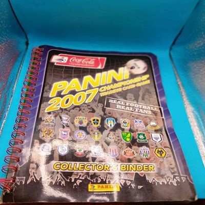 Panini Coca Cola Championship 2007 Trading Card Game Folder with some Cards