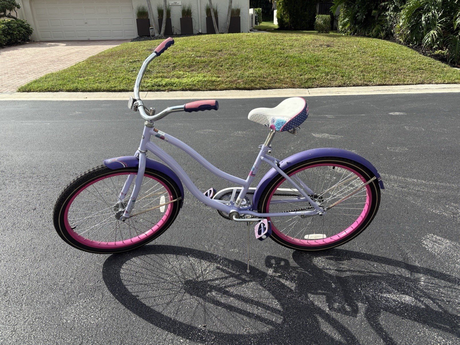 Authentic Huffy 24" Cranbrook Girls' Cruiser Bike Bicycle Lilac Purple