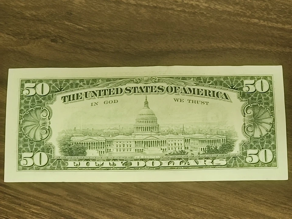 Series 1993 $50 Bill * CHICAGO * G 07769838 B - Image 4 of 4