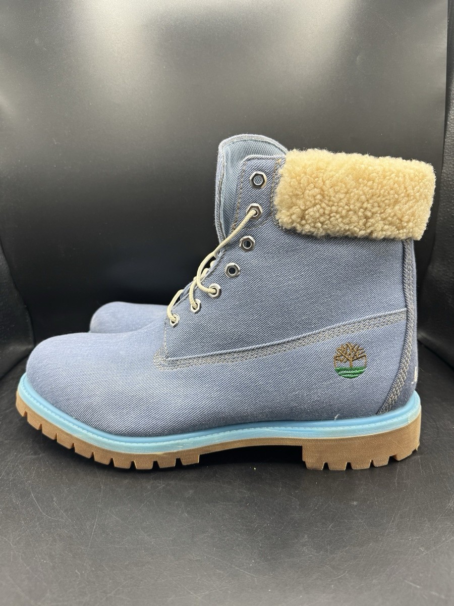 Timberland Just Don 6 Inch Premium Denim Boots A1UXU484 Limited Edition Men’s TIMBERLAND X JUST DON 6-INCH PREMIUM DENIM BOOTS A1UXU484  main image 4