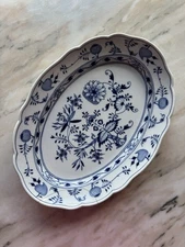 Meissen Blue Onion 16" Platter c. 1850