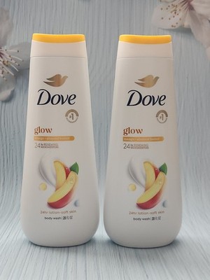 (Pack of 2) Dove Glow Mango & Almond Butters Body Wash, 20 fl oz