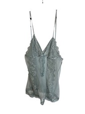 Sheer Lace Babydoll Lingerie Nightie Blue Coquette Fairycore Whimsy Romantic