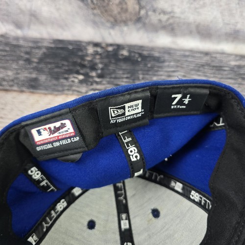 Seattle Mariners Mütze Kappe New Era Größe 7 1/4 tailliert blau gelb auf dem Feld hergestellt in den USA - Bild 13 von 16