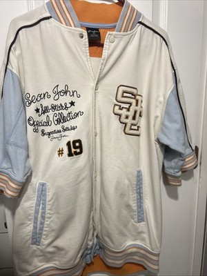 Sean John Jacket Varsity Blue & White All Stars Signature Authentic Series