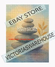 500 piece jigsaw puzzle Zen stone cairn calm balance peaceful meditation