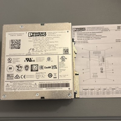 PHOENIX Contact QUINT4-PS/1AC/24DC/20 2904602 QUINT Power Supply