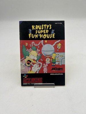 Krusty's Super Fun House - Super Nintendo - SNES - Nur Anleitung