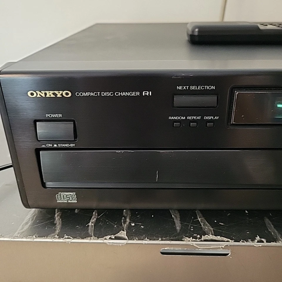 Onkyo DX-C390 Carousel CD Changer 6-Disc Player w/ Remote - Tested Works - Image 3 of 4