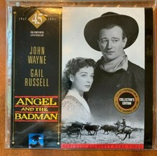 ANGEL AND THE BADMAN John Wayne 45th Anniversary Laserdisc
