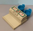 Vintage Fisher Price Little People Sesame Street Hooper's Lunch Counter - #938