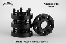 VW Amarok 2010-2022 Wheel Spacers  T5 T6 Vans  Hub Centric Forged  30mm  65.1