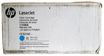 HP LaserJet CF321AC Cyan Toner Cartridge New with Open Box | eBay