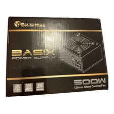 BASIX POWER SUPPLY 500w 120mm Silent Cooling Fan PSU Power Supply Unit