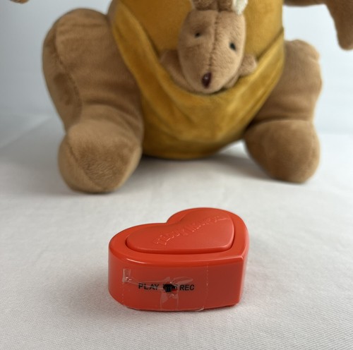 Mama Kangaroo and Baby Joey 12" Plush Recordable Message, Works Great! - Picture 15 of 15